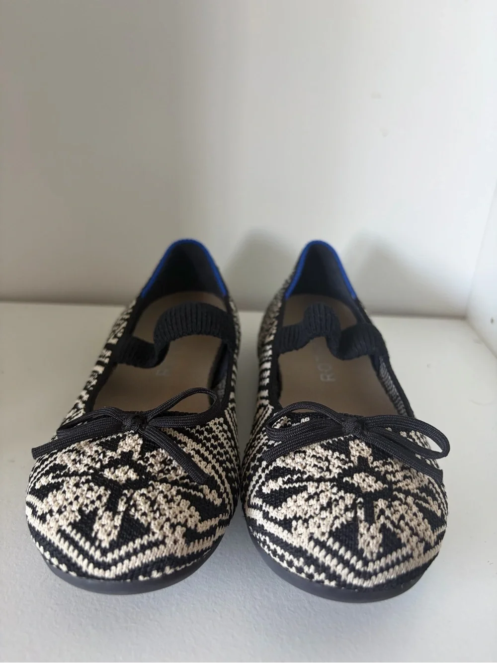 Rothy's Kids Bow Mary Jane in "Black Mosaic" Size 13 - Picture 5 of 6